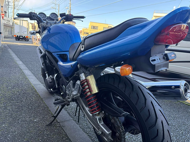 前後タイヤとチェーンは新品と交換済みです。